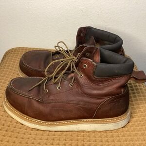 Red Wing Irish Setter Ashby Sz 12 2E Steel Toe Brown Leather Work Boots 83606